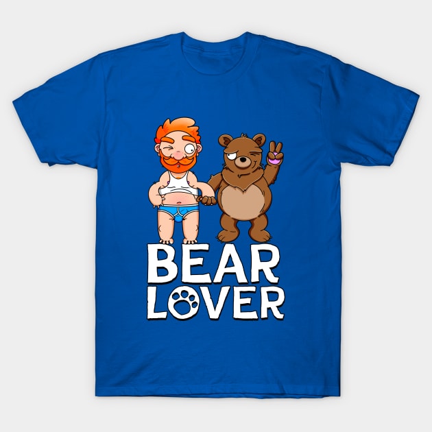 Bear Lover Ginger T-Shirt by LoveBurty